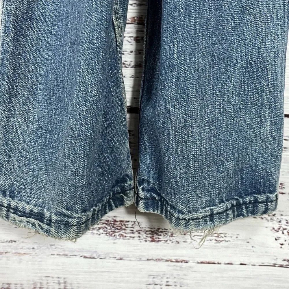 VTG 90’s OshKosh B'gosh Vestbak Blue Denim Cotton Bib Overalls Kids Unisex 3T